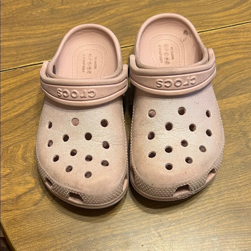 CROCS Kids Light Pink Clogs